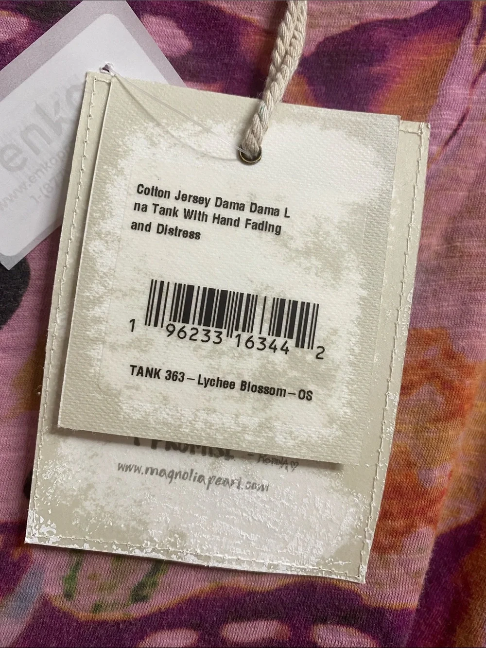 •Magnolia Pearl• DAMA DAMA {Lana tank} |TANK 363| in *lychee blossom* >bnwt<